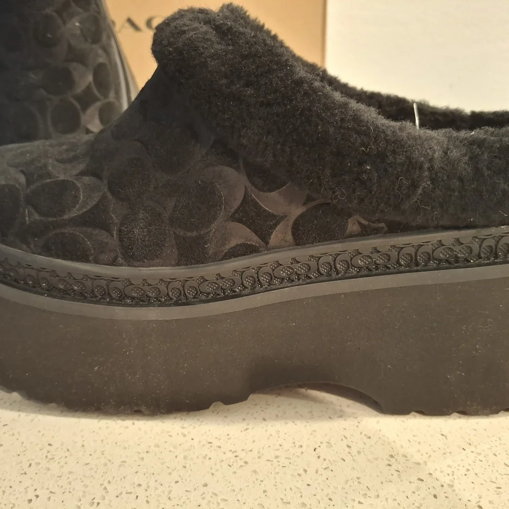 Coach Black Cecilia Slip-On Flats - Picture 6 of 7